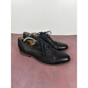 Frye HARVEY Signature Wingtip Oxfords Men's Size 12 D Black 84470